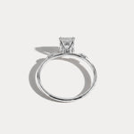 Amelie丨1CT Radiant Cut Lab Diamond Engagement Ring in 14K Solid Gold/Platinum - Rings