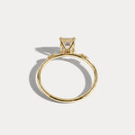Amelie丨1CT Radiant Cut Lab Diamond Engagement Ring in 14K Solid Gold/Platinum - Rings