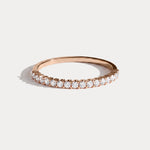 0.26CTW Half Eternity Stackable Ring - Rings