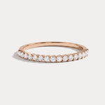 0.26CTW Half Eternity Stackable Ring - Rings