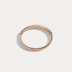 0.26CTW Half Eternity Stackable Ring - Rings