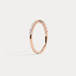 0.26CTW Half Eternity Stackable Ring - Rings