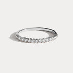 0.26CTW Half Eternity Stackable Ring - Rings