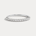 0.26CTW Half Eternity Stackable Ring - Rings