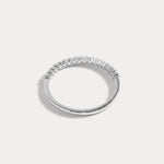0.26CTW Half Eternity Stackable Ring - Rings