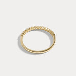 0.26CTW Half Eternity Stackable Ring - Rings