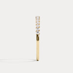 0.26CTW Half Eternity Stackable Ring - Rings