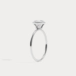Sophia丨1CT Oval Cut Lab-Grown Diamond Bezel Engagement Ring in 14K Gold/Platinum - Rings
