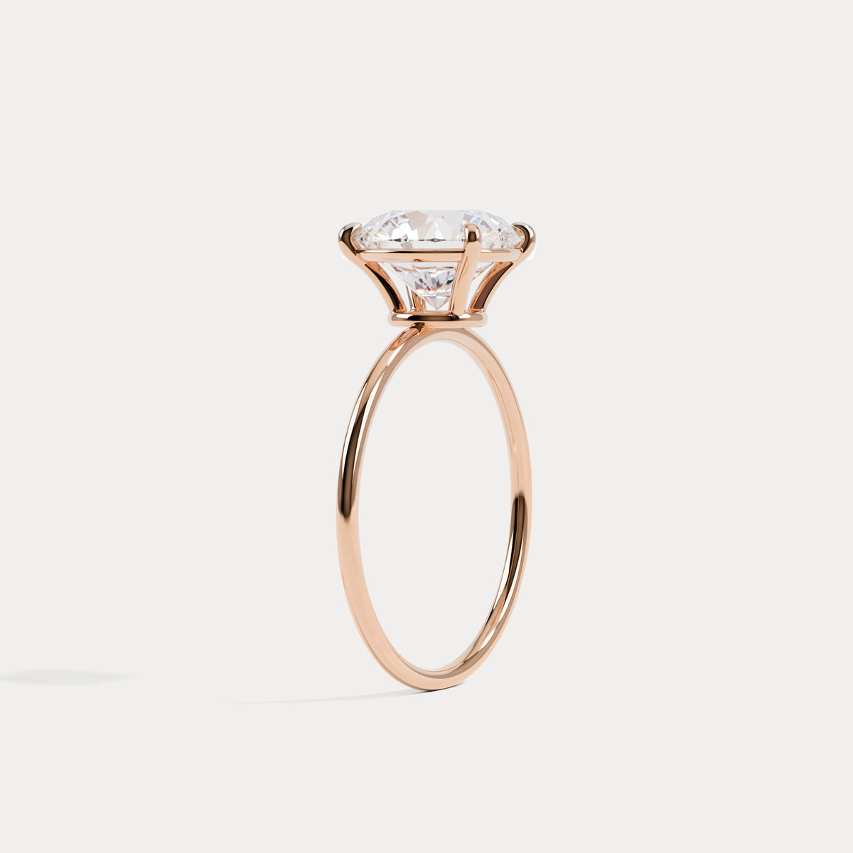Sophia丨2CT Oval Cut Lab-Grown Diamond Bezel Engagement Ring in 14K Gold/Platinum - Rings