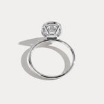 Sophia丨3CT Oval Cut Lab-Grown Diamond Bezel Engagement Ring in 14K Gold/Platinum - Rings