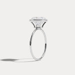 Sophia丨3CT Oval Cut Lab-Grown Diamond Bezel Engagement Ring in 14K Gold/Platinum - Rings