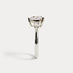 Rosalie丨Heart Lab Diamond Engagement Ring with Pear Accents - Rings