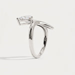 Eleanor丨Pear Cut Lab Grown Diamond Twisted Engagement Ring - Rings