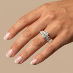 Rachel丨Oval Lab-Grown Diamond Botanical Cluster Engagement Ring - Rings