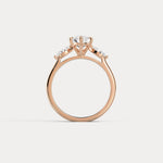 Charlotte丨Marquise Lab-Grown Diamond Three-Stone Engagement Ring - Rings