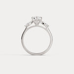 Charlotte丨Marquise Lab-Grown Diamond Three-Stone Engagement Ring - Rings
