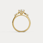 Charlotte丨Marquise Lab-Grown Diamond Three-Stone Engagement Ring - Rings