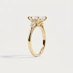 Charlotte丨Marquise Lab-Grown Diamond Three-Stone Engagement Ring - Rings