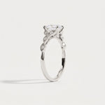 Adeline | Oval Lab Diamond Marquise Vine Milgrain Engagement Ring - Rings