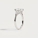 Valora丨Three Stone Lab Diamond Engagement Ring - Rings