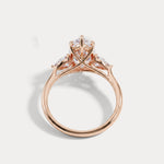 Nellie丨Marquise Cut Lab Diamond Three Stone Engagement Ring - Rings