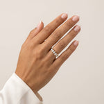 Floating Marquise Cut Lab-Grown Diamond Five-Stone Anniversary Ring - Rings