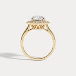 Ottilie丨Lab-Grown Diamond Scalloped Vintage Engagement Ring - Rings