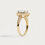 Ottilie丨Lab-Grown Diamond Scalloped Vintage Engagement Ring - Rings