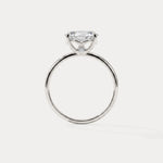Maeve丨Oval Cut Lab Diamond Hidden Accent Engagement Ring - Rings