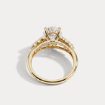 Nerissa丨Oval Cut Lab Diamond Cathedral Cluster Ring - Rings