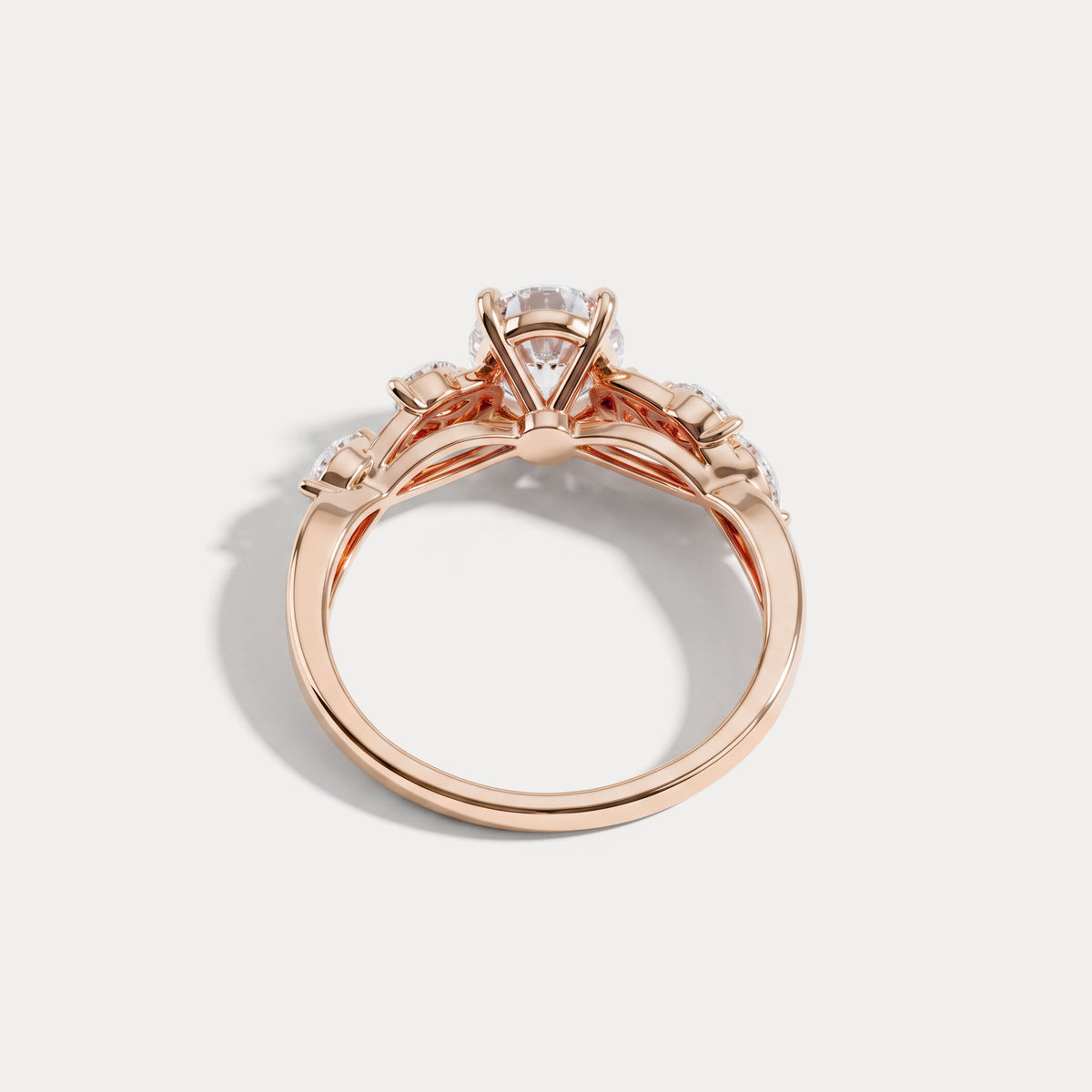 Joanne丨Oval Cut Lab-Grown Diamond Vine Wreath Engagement Ring - Rings