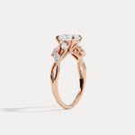 Joanne丨Oval Cut Lab-Grown Diamond Vine Wreath Engagement Ring - Rings