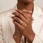 Joanne丨Oval Cut Lab-Grown Diamond Vine Wreath Engagement Ring - Rings