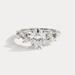 Joanne丨Oval Cut Lab-Grown Diamond Vine Wreath Engagement Ring - Rings