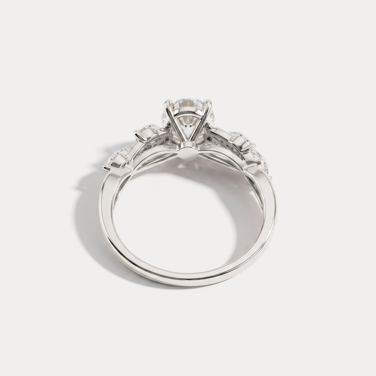 Joanne丨Oval Cut Lab-Grown Diamond Vine Wreath Engagement Ring - Rings