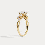 Joanne丨Oval Cut Lab-Grown Diamond Vine Wreath Engagement Ring - Rings