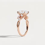 Evelyn丨Marquise Cut Lab Diamond Vine Wreath Ring - Rings