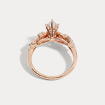Evelyn丨Marquise Cut Lab Diamond Vine Wreath Ring - Rings