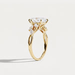 Evelyn丨Marquise Cut Lab Diamond Vine Wreath Ring - Rings