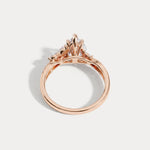 Bette丨Pear Cut Lab Diamond Twisted Vine Engagement Ring - Rings