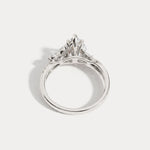 Bette丨Pear Cut Lab Diamond Twisted Vine Engagement Ring - Rings