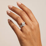 Bette丨Pear Cut Lab Diamond Twisted Vine Engagement Ring - Rings
