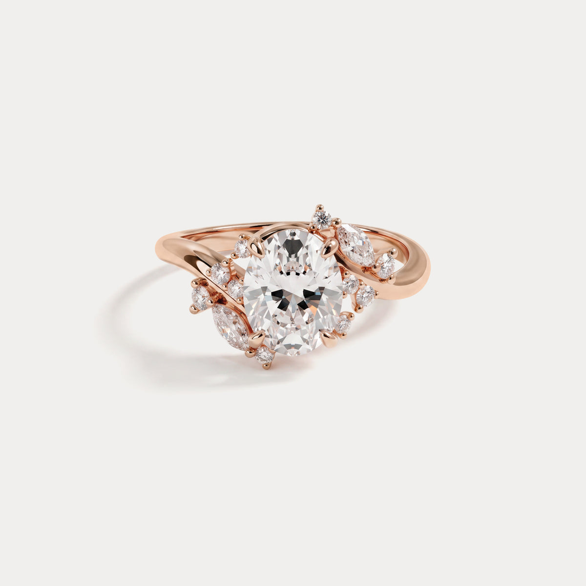 Yvette丨Multi-Stone Nature Inspired Engagement Ring - Rings