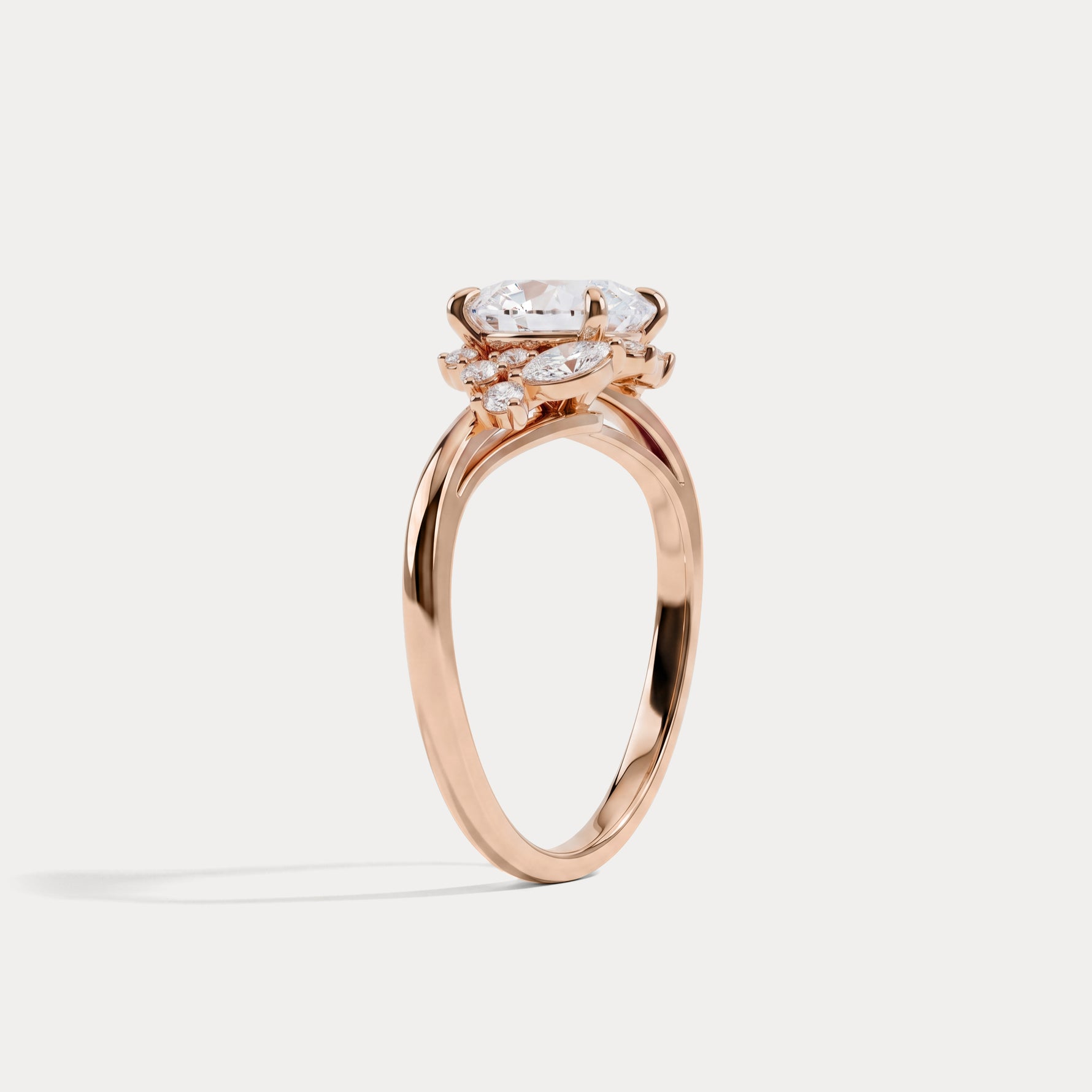 Yvette丨Multi-Stone Nature Inspired Engagement Ring - Rings