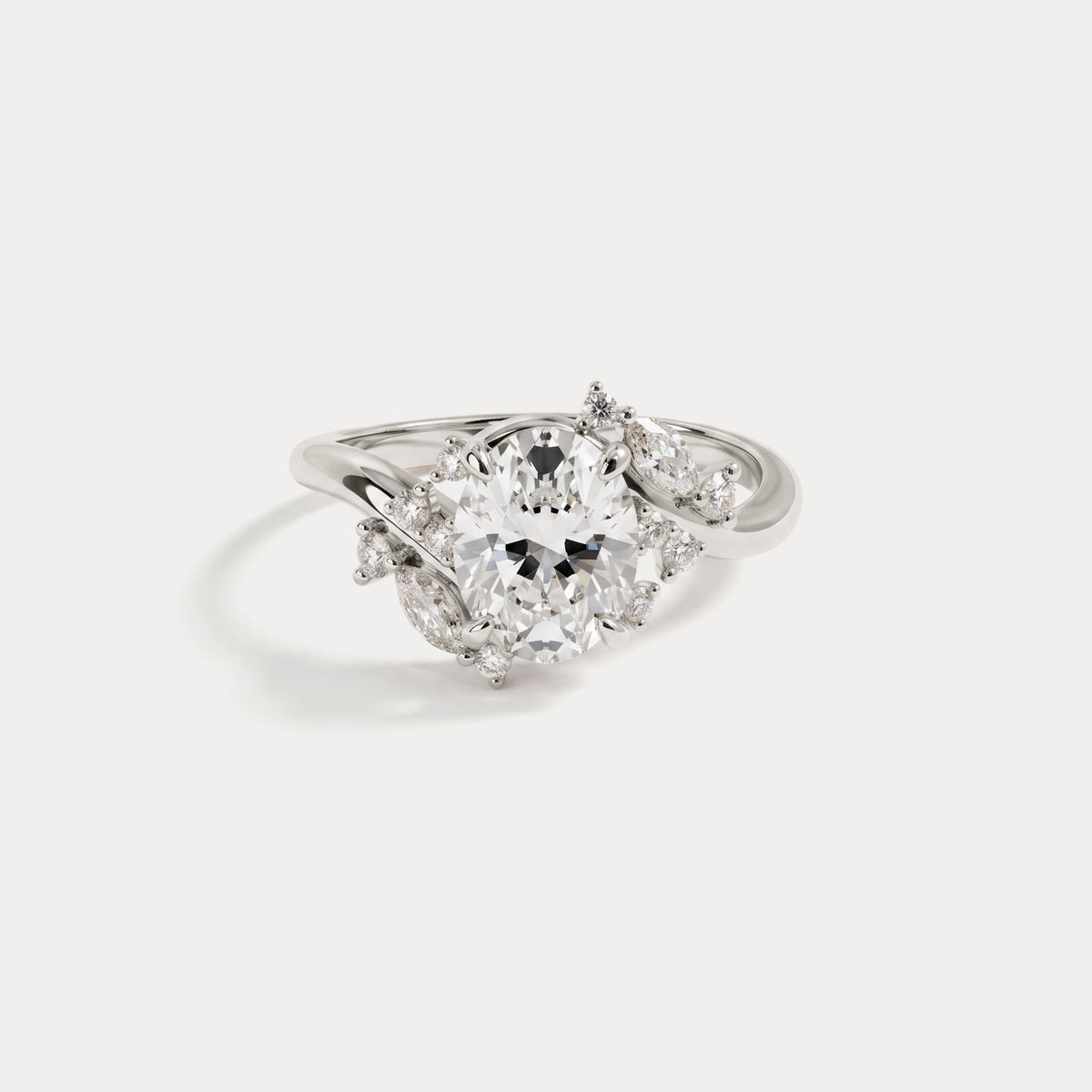 Yvette丨Multi-Stone Nature Inspired Engagement Ring - Rings
