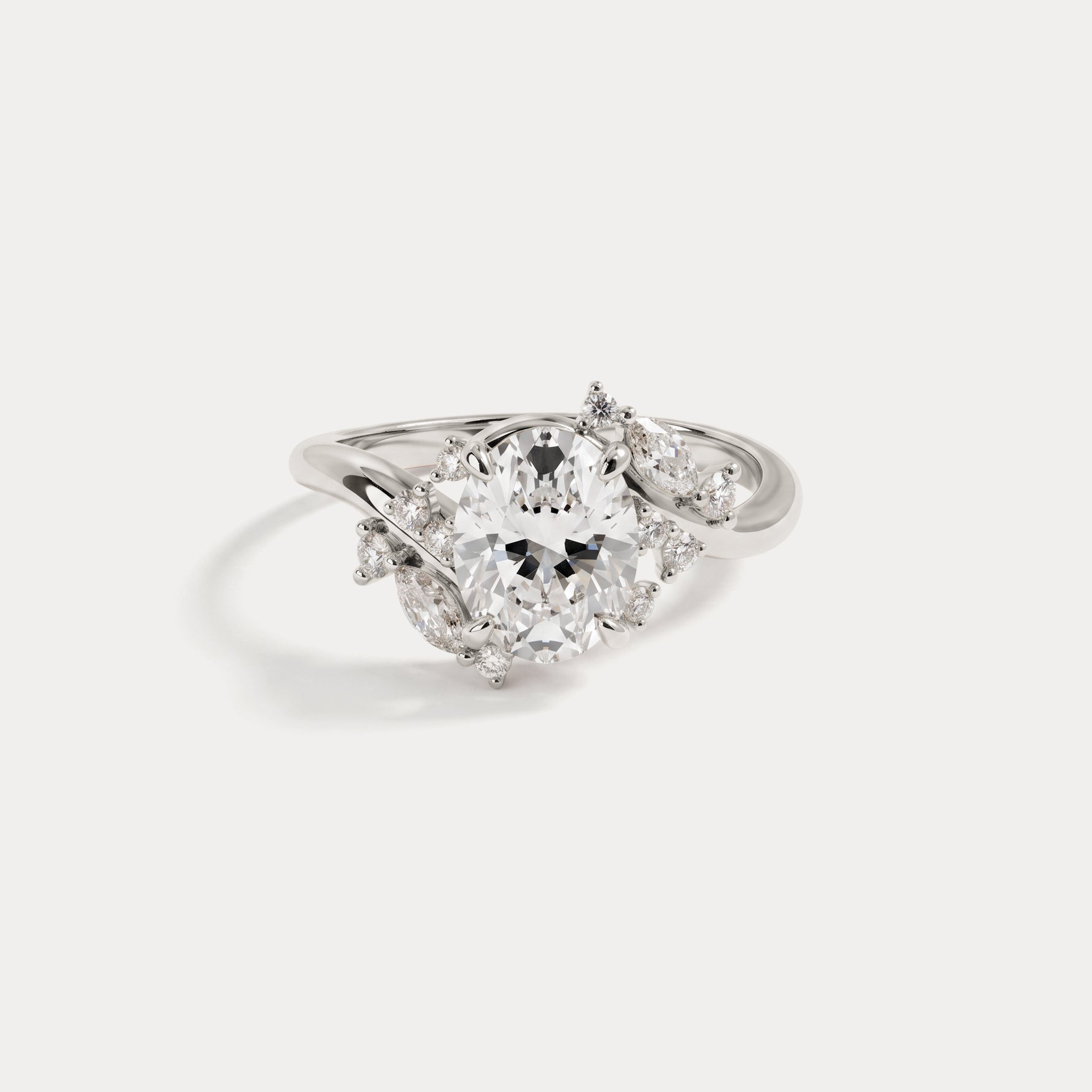 Yvette丨Multi-Stone Nature Inspired Engagement Ring - Rings