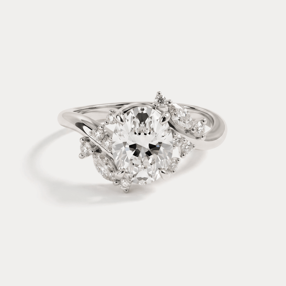 Yvette丨Multi-Stone Nature Inspired Engagement Ring - Rings