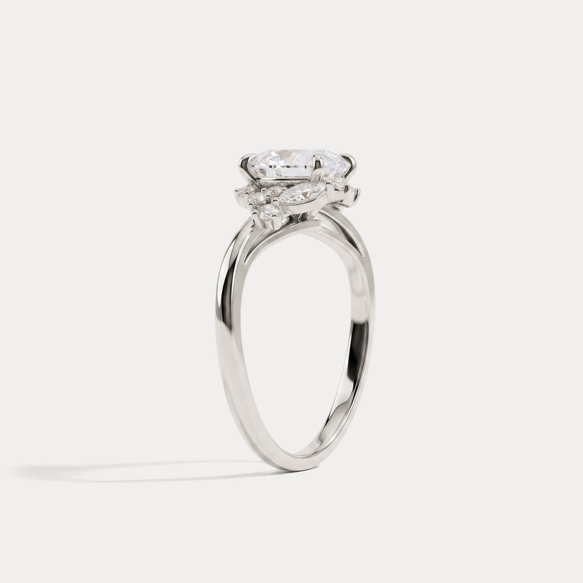 Yvette丨Multi-Stone Nature Inspired Engagement Ring - Rings