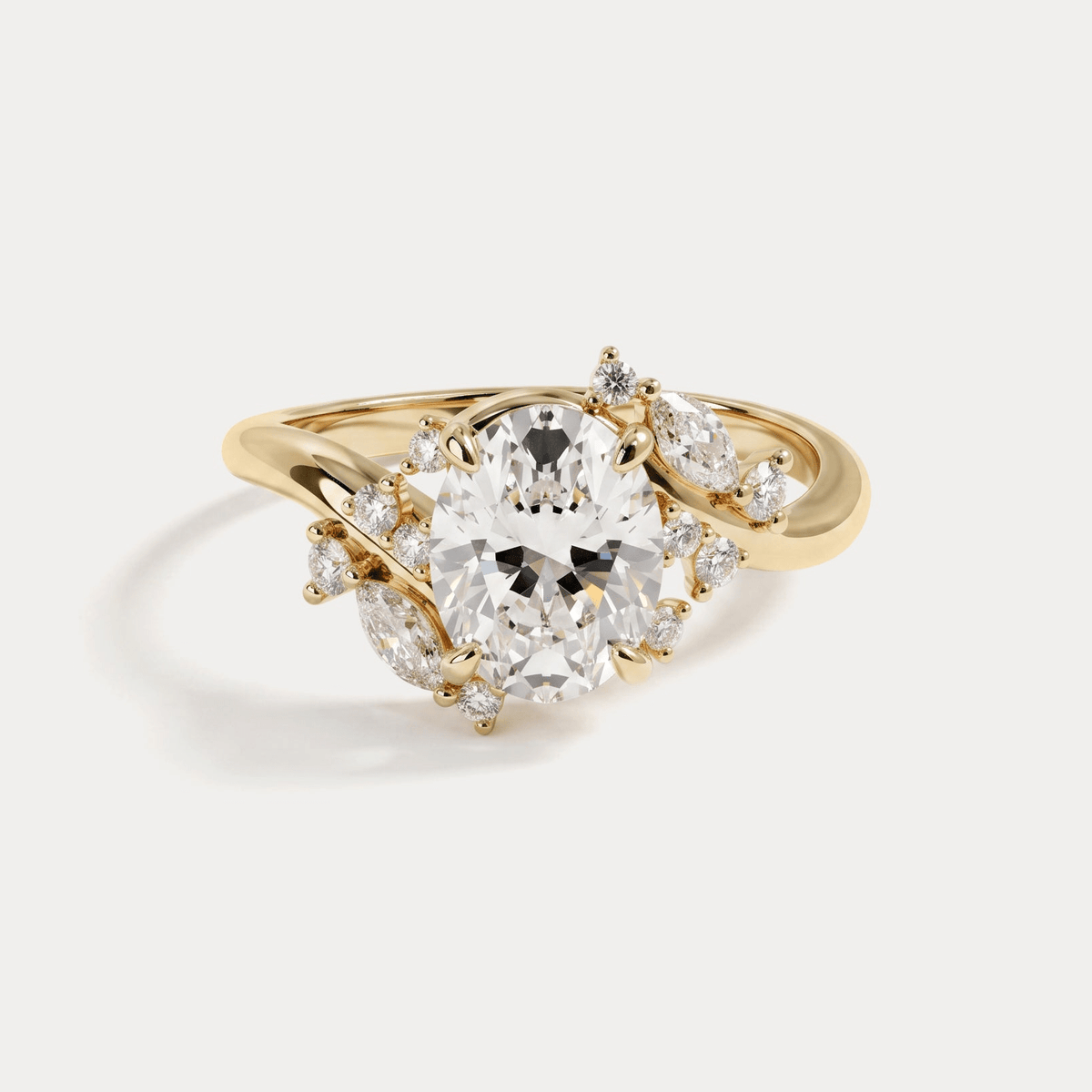 Yvette丨Multi-Stone Nature Inspired Engagement Ring - Rings