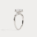 Winona丨Round Cut Lab-Grown Diamond Crossover Engagement Ring - Rings
